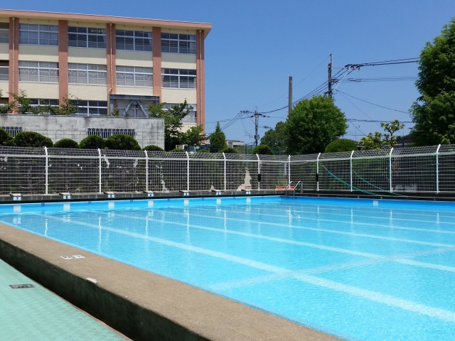水泳　学校 